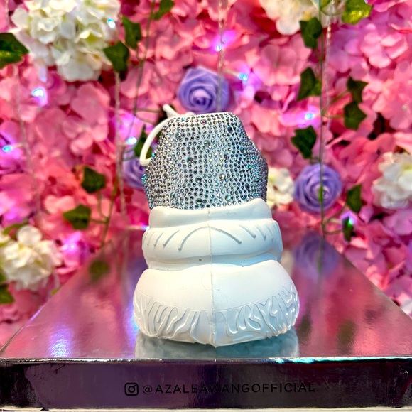 AZALEA WANG PETEY-WHITE EMBELLISHED SNEAKER NEW IN BOX - Picture 5 of 11